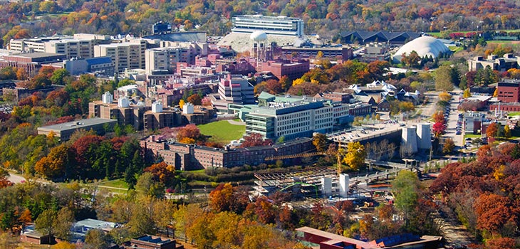 University of Iowa Aerial Image of Campus